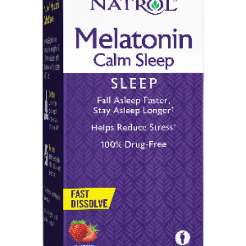 Natrol Melatonin Calm Sleep Fast Dissolve 6 Mg 60 Tablets