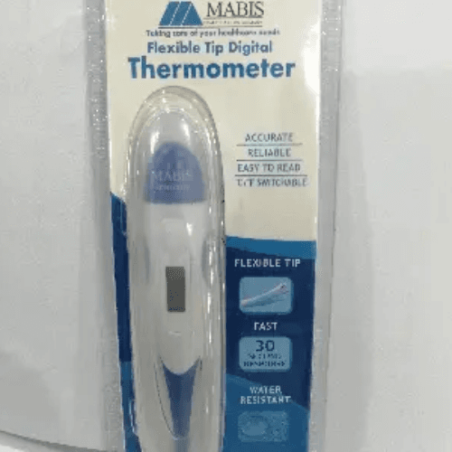 Digital Thermometer Flexible Tip Mabis