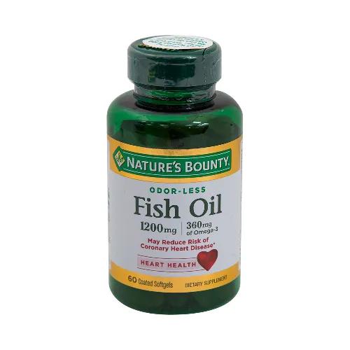 Nature's Bounty Odorless Fish Oil1 200mg 60 pcs