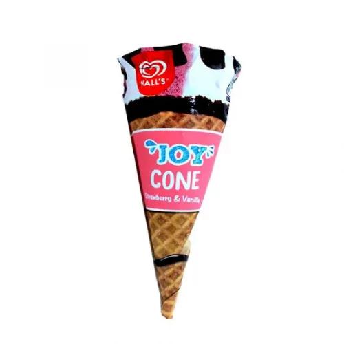 Walls Ice Cream Joy Cone Strawberry&Vanila 110Ml