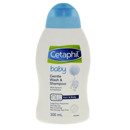 Cetaphil Baby Gentle Wash And Shampoo With Glycerin And Panthenol 300 ML