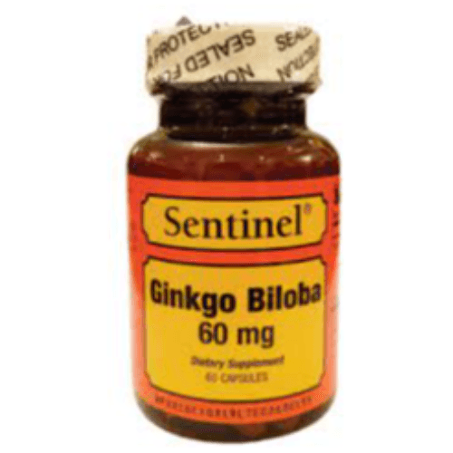 Sentinel Ginkgo Biloba 60 mg Cap 60'S