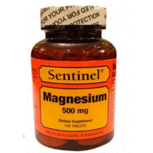 Sentinel Magnesium 500 Mg 100 Tab