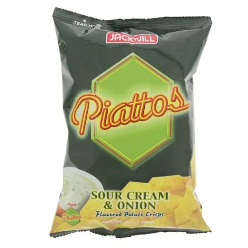 Jack N Jill Piattos Sour Cream & Onion 85Gm