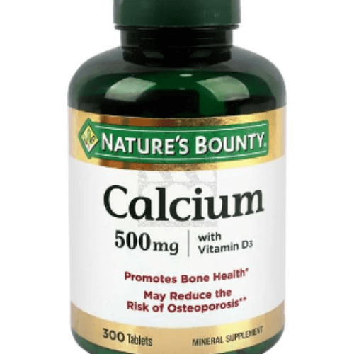 Nature's Bounty Calcium 500mg With Vitamin D3 300 Tablets