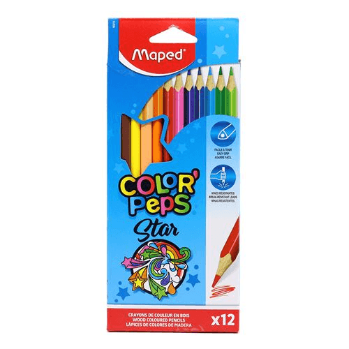 Color Peps Pencils 12 Colour Set