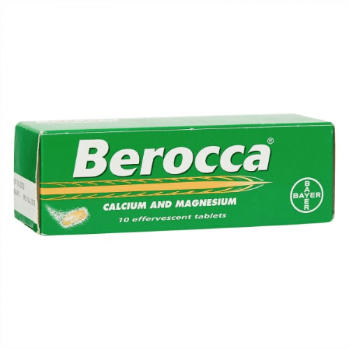 Berocca Calcium & Magnesium Effervescent Tablets 10'S