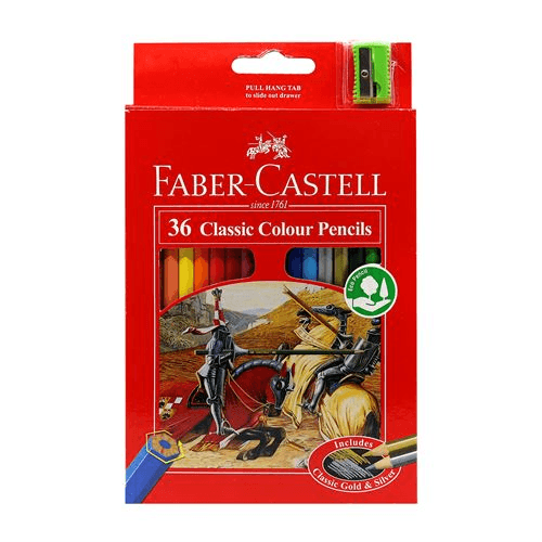 Faber-Castell Classic Coloured Pencils 36 Pack