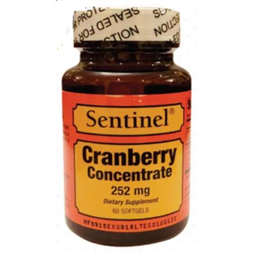 Sentinel Cranberry Concentrate 252 Mg Softgels