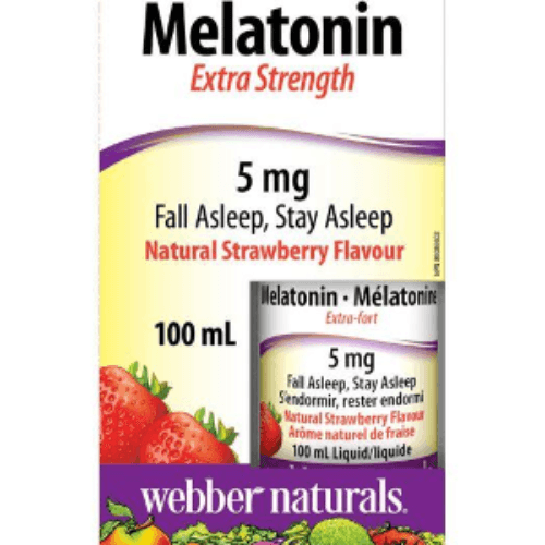 Webber Naturals Melatonin 100 Ml Liqiud Syrup