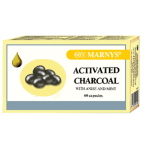 Marnys Activated Charcoal Caps 60