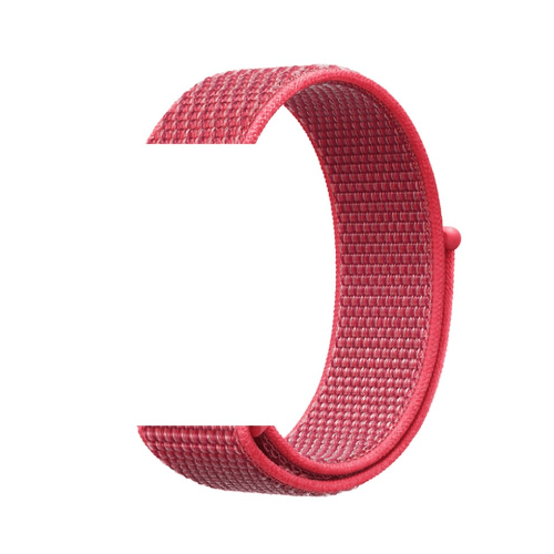 Nylon Fabric Strap For Apple Watch - Bright Pink