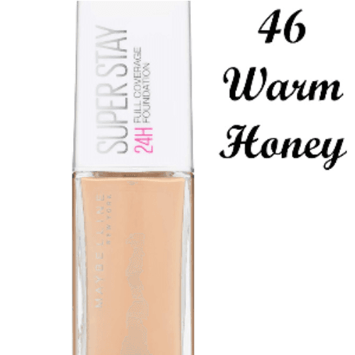 Maybelline Super Stay 24h Full Coverage Foundation No 46 Warm Honey