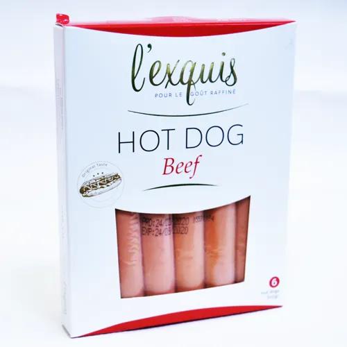 L Exquis Hot Dog Beef 300G