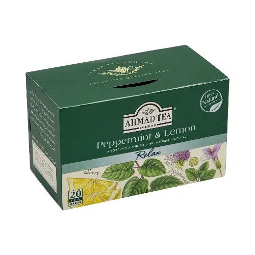 Ahmad Tea Peppermint & Lemon Tea 1.5 g x 20 Bags