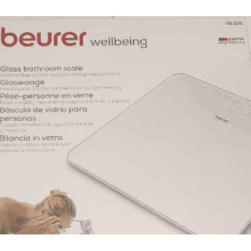 Beurer Glass Bathroom Scale BEURER GLASS BATHROOM SCALE GS225 Gs225