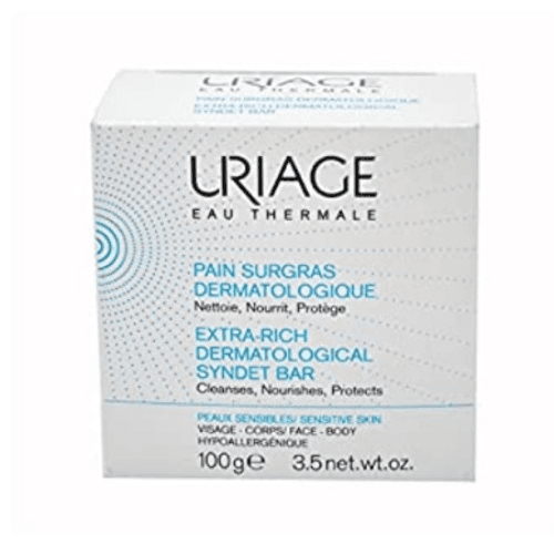 Uriage Eau Thermale Extra Rich Dermatological Syndet Bar 100 Gm