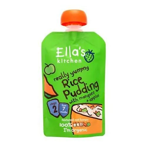 Ella's Kitchen Yummy Rice Pudding - Mango and Apple 80g