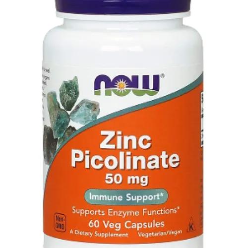 Now Zinc Picolinate 50 Mg,60Cap