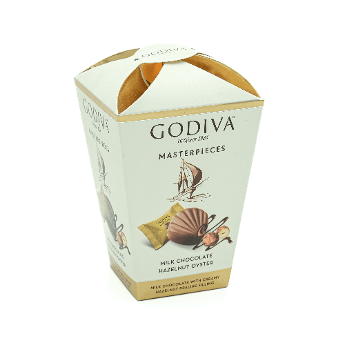 Godiva Milk Chocolate Hazelnut Oyster With Praline Filling 117 g