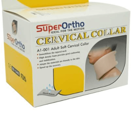 Superortho Cervical Collar A1-001 Adult Soft Cervical Collar Size S 1 Piece