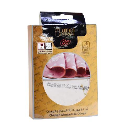 Gourmet Olive Chicken Mortadella Slices 250 g