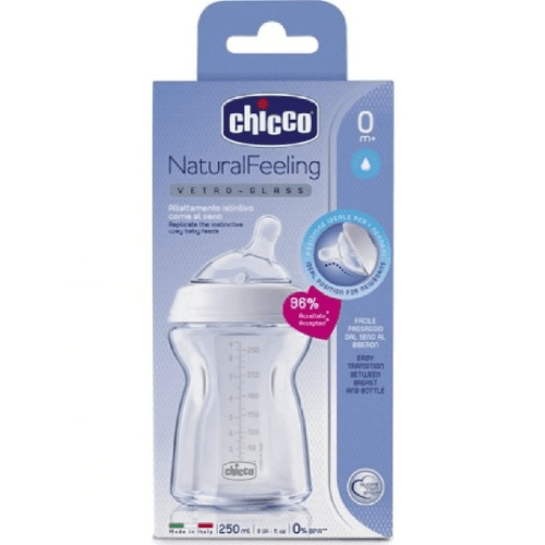 Chicco Natural Feeling Vetro-glass 250 Ml