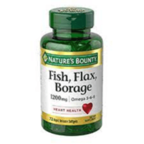 Nb-Fish Flax Borage 1200 mg Omega 3-6-9 60'S