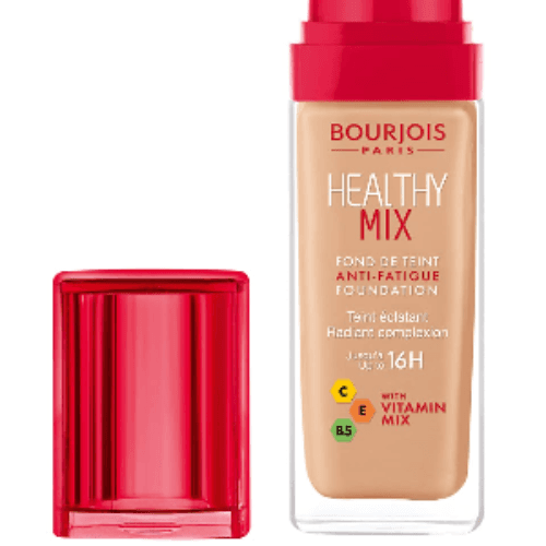 Bourjois Healthy Mix Anti Fatigue Up To 16 Hours Foundation No 55 Dark Beige 30 Ml