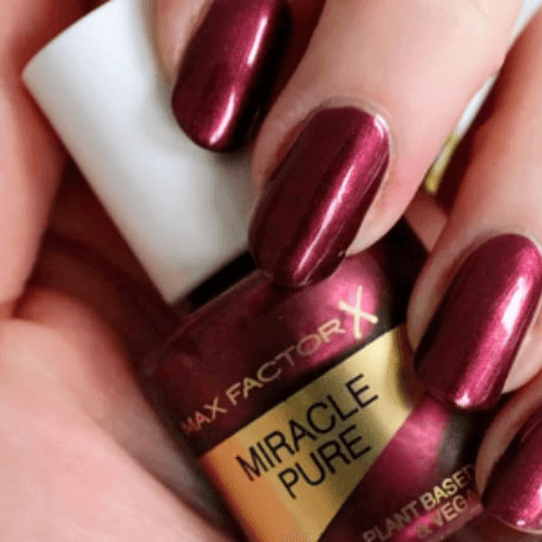 Max Factor Miracle Pure 373 Regal Garnet Nail Polish