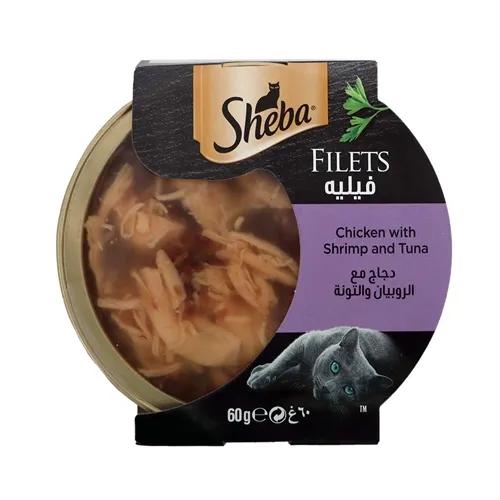 Sheba Chicken Shrimp Fish 60G