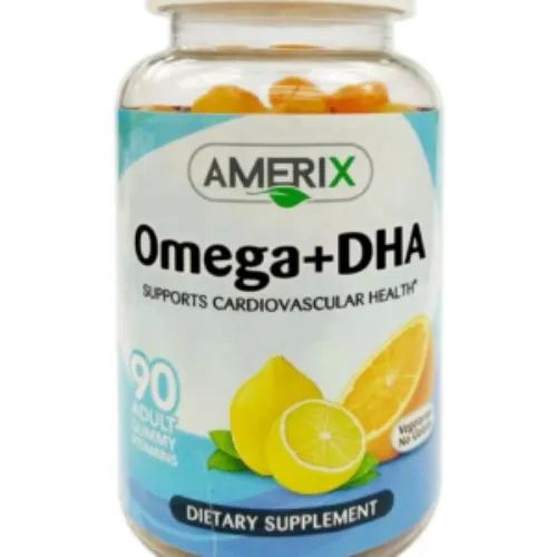 Amerix Omega + DHA Adult Gummy Vitamins 90's