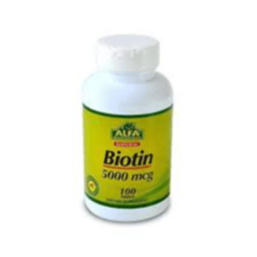 Alfa Biotin 5000 mcg 100'S