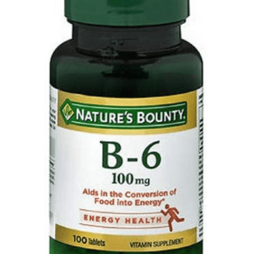 Natures Bounty B-6 100mg -100 Tablet