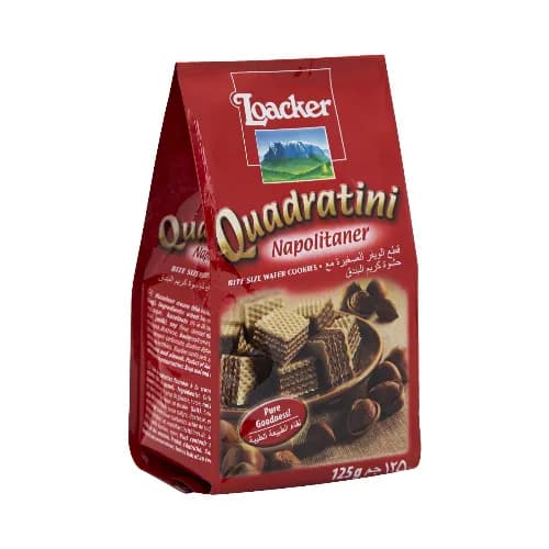 Loacker Quadratini Napolitaner Wafer 125g