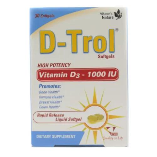 D Trol Vit D3 1000 Iu Softgel