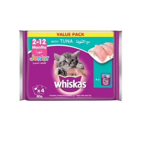 Whiskas Kitten Tuna Wet Cat Food 80 g x 4 Pcs