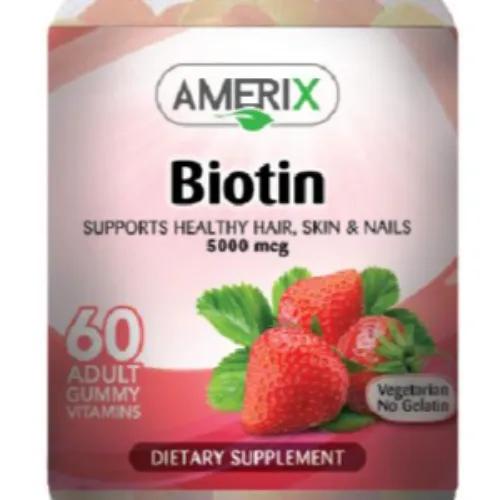 Amerix Biotin 5000 Mcg Gummy 60