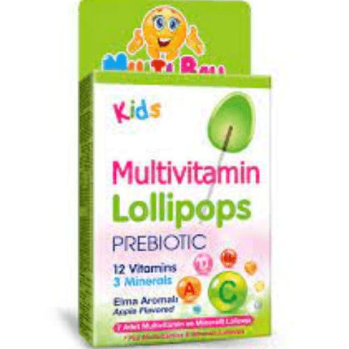 Multiball Kids Multivitamin Lollipops 7'S 