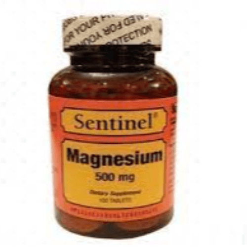 Sentinel Magnesium 500 mg 100'S Tab