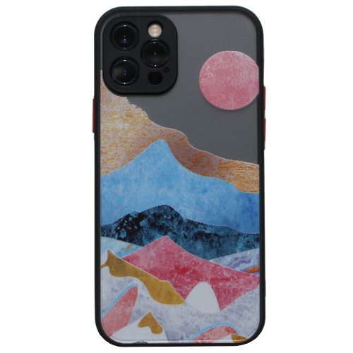 Black Matte iPhone 11 Pro Max Case - Sunrise