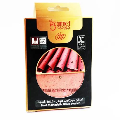 Gourmet Slices Beef Black Pepper Mortadella 250G