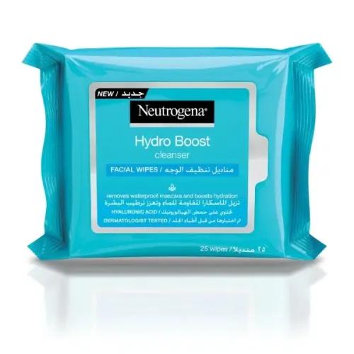 Neutrogena Hydro Boost Facial Wipes 25 Pieces