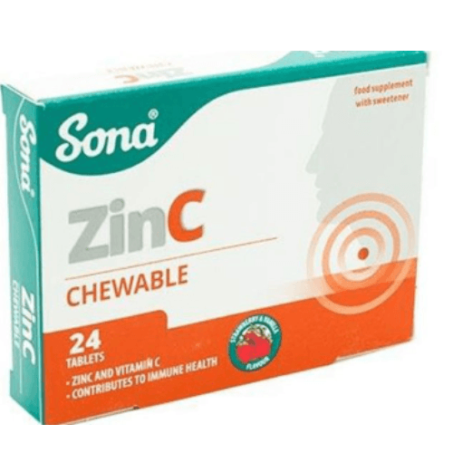 Zinc Chewable Tablets Sona 24s