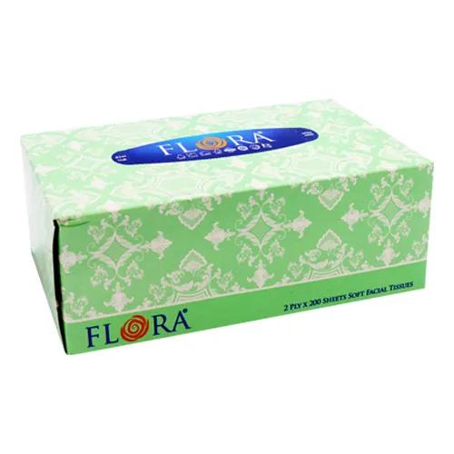 Flora Luxury Facial Tissue 200Sheet