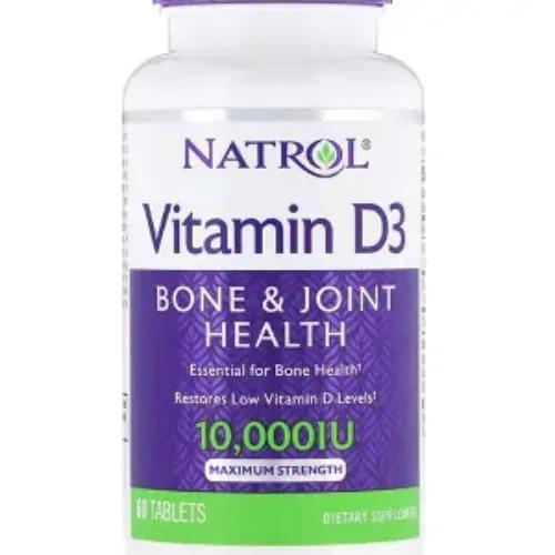 Natrol Vitamin D3 10000 I.U Tab 60S