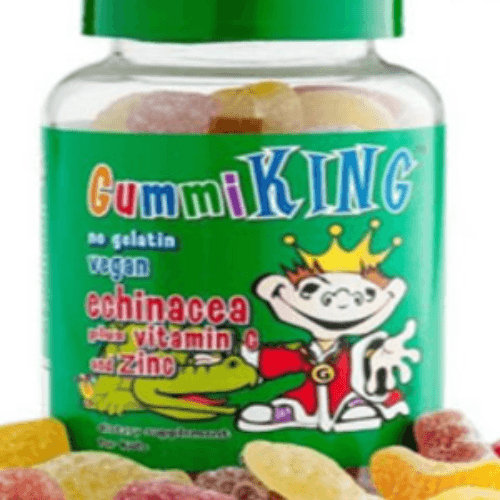 Gummiking No Gelatin Vegan Echinacea Plus Vitamin C And Zinc 90 Gummies