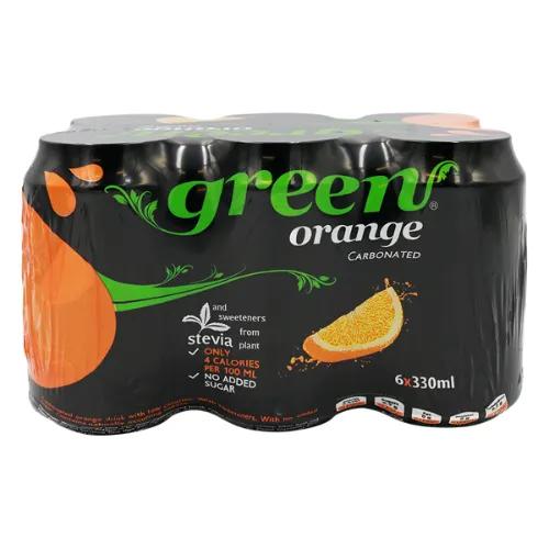 Green Cola Orange 330 ml X 6 pcs