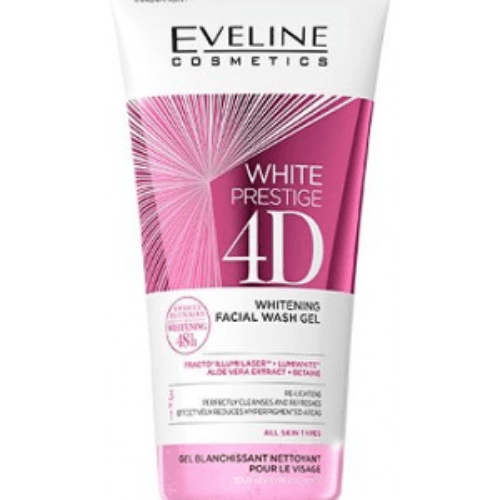 Eveline Cosmetics White Prestige 4D Whitening Facial Wash Gel 200 Ml