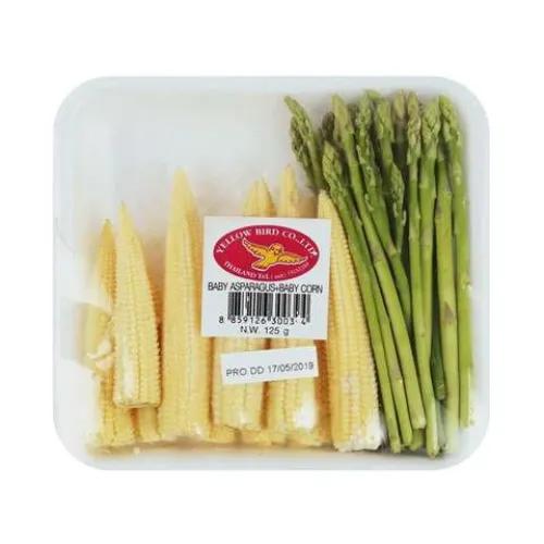 Baby Corn Asparagus Pack Thailand Approx 125G